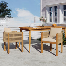 Load image into Gallery viewer, Outdoor Dining Chairs With Rope Handles (Set of 2)
