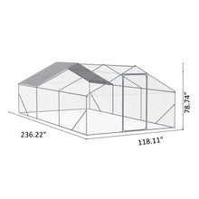 Load image into Gallery viewer, Outdoor Chicken Coop Metal Big Space
