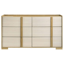 Load image into Gallery viewer, Lincoln - 6 Drawer Dresser - Natural / White
