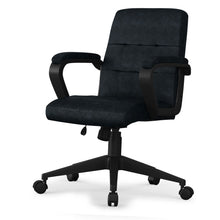 Load image into Gallery viewer, Brewer - Swivel Office Chair - Distressed Blue
