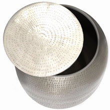 Load image into Gallery viewer, Griffen - Handcrafted Metal Storage Accent Table
