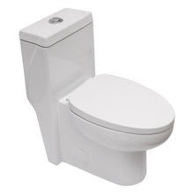 Load image into Gallery viewer, 1 Piece Toilet With Dual Flush And Soft Closing Seat - White
