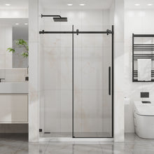 Load image into Gallery viewer, Frameless Tub Sliding Shower Door With Easy Clean Coating
