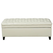 Load image into Gallery viewer, Juliana - Storage Ottoman With Birch Legs
