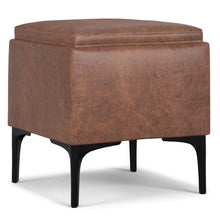 Load image into Gallery viewer, Natasha - Multifunctional Storage Ottoman With Tray
