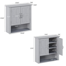 Load image into Gallery viewer, Multi Functional Wall Mounted Cabinet With Adjustable Shelves For Bathroom
