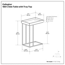 Load image into Gallery viewer, Gallagher - Handcrafted C Side Table
