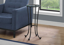 Load image into Gallery viewer, Accent Side Table, Plant Stand, Round, Contemporary &amp; Modern - Black

