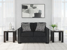 Load image into Gallery viewer, Jasmine Peaks - Loveseat - Coal
