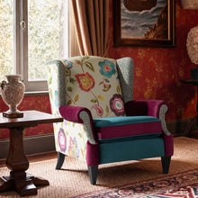 Load image into Gallery viewer, Anya - Wingback Accent Arm Chair - Blue

