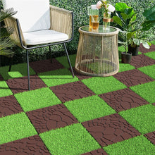 Load image into Gallery viewer, Stone Texture Patio Deck Tiles, Diy Module Interlocking Decking Floor Tiles
