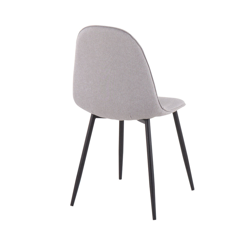 Pebble - Contemporary Chair (Set of 2) - Gray