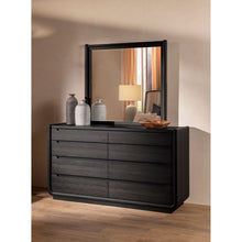 Load image into Gallery viewer, Bangor - 8 Drawer Dresser With Mirror Set - Black
