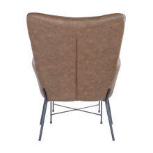 Load image into Gallery viewer, Izzy - Industrial Lounge Chair &amp; Ottoman Set

