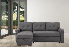 Load image into Gallery viewer, Destiny - Reversible Sleeper Sectional Sofa With Storage Chaise
