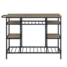 Load image into Gallery viewer, Lona - Kitchen Island - Rustic Oak / Black
