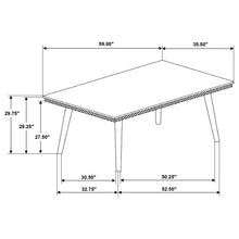 Load image into Gallery viewer, Perkins - Rectangular Dining Table - Dark Brown
