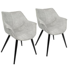 Load image into Gallery viewer, Wrangler - Industrial Chair (Set of 2) - Light Gray
