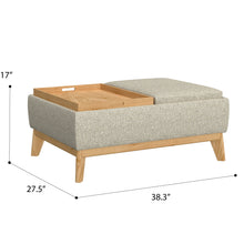 Load image into Gallery viewer, Reversible Tray Ottoman
