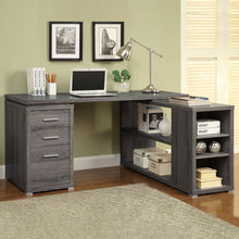 Load image into Gallery viewer, Tona - L-Shape Computer Desk With 3 Drawers And 5 Shelves
