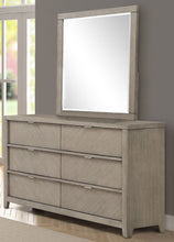 Load image into Gallery viewer, 6 Drawer Dresser - Light Gray
