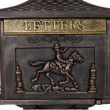Load image into Gallery viewer, Cast Aluminum Mail Box, Postal Box, Mailbox
