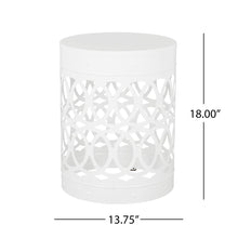 Load image into Gallery viewer, Outdoor Metal Large End Table, Modern Design
