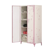 Load image into Gallery viewer, Priya II - Synthetic Leather Purple Wardrobe - Purple / White
