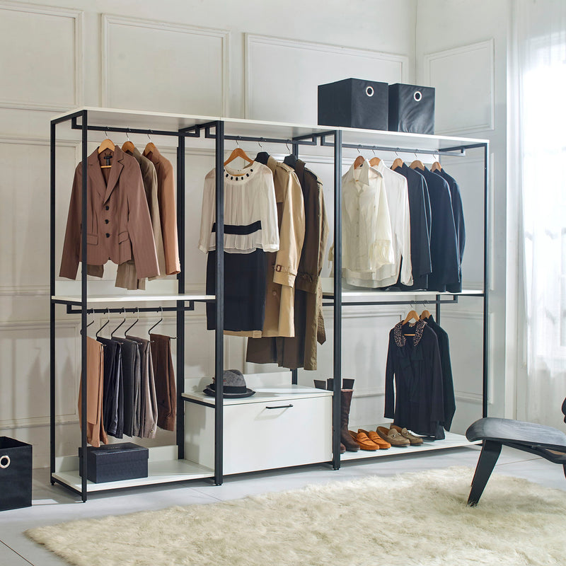 Fiona - Freestanding Walk-In, Closet System - White