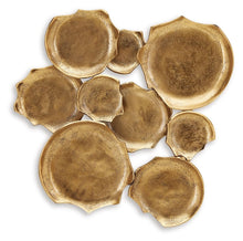 Load image into Gallery viewer, Gageton - Wall Decor - Antique Gold Finish
