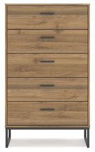Load image into Gallery viewer, Deanlow - Five Drawer Chest - Honey
