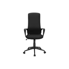 Load image into Gallery viewer, Office Chair With Adjustable Height, Armrests, Swivel - Black
