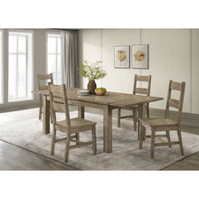 Load image into Gallery viewer, Cressley - 5 Piece Dining Set With Ladder Back Chairs - Light Oak
