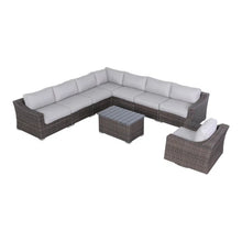 Load image into Gallery viewer, Stylish Sofa Seating Group With Cushions Perfect For Outdoor Gatherings
