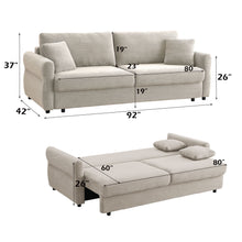 Load image into Gallery viewer, Haran - Pull Out Sleeper Sofa With Storage
