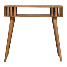 Load image into Gallery viewer, Slatted Console - Light Brown
