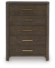 Load image into Gallery viewer, Radkin - Five Drawer Chest - Burnished Brown
