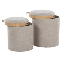 Load image into Gallery viewer, Tray - Contemporary Nesting Ottoman Set

