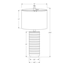 Load image into Gallery viewer, Table Lamp, Lighting, Resin, Transitional - Cream
