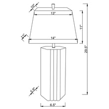 Load image into Gallery viewer, Echolls - Lamp With Scalloped Accents And Mirror Detail
