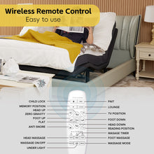 Load image into Gallery viewer, Ergonomic Adjustable Bed &amp; Zero Gravity Base
