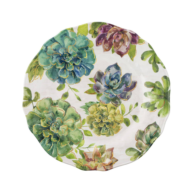 Supreme Housewares - Succulents 8 3/4" Melamine Plate