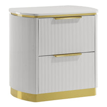 Load image into Gallery viewer, Giovanni - 2 Drawer Nightstand - White
