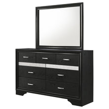 Load image into Gallery viewer, Annie - 7 Drawer Dresser With Mirror - Black
