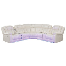 Load image into Gallery viewer, Challenger - Recliner Sectional Sofa, Built In USB, C Ports &amp; Bluetooth
