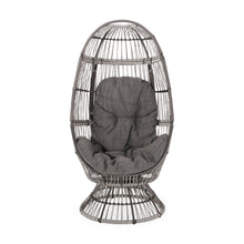 Load image into Gallery viewer, Patio Swivel Basket Egg Chair With Cushion
