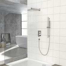 Load image into Gallery viewer, Modern Shower System With Adjustable Slide Bar, Stainless Steel And Brass Construction
