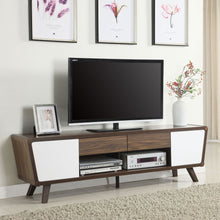 Load image into Gallery viewer, 2 Door TV Console With Storage - Walnut
