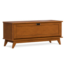 Load image into Gallery viewer, Draper - Flip Down Storage Bench - Teak
