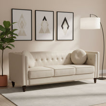 Load image into Gallery viewer, Chesterfield Sofa With Square Arms For Living Room
